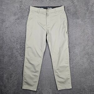 Hurley Mens Jet Set Tech Pant‎ Sage Green 32x30 Slim Straight Chino